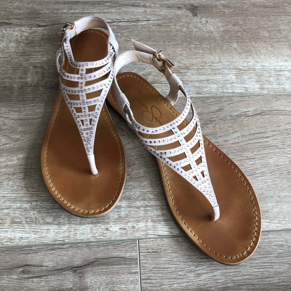 Jessica Simpson Nude Sandals